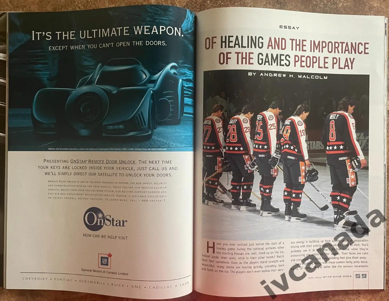 Матч звезд НХЛ 2002(ALL STAR GAME NHL) Северная Америка - Мир. Превью Олимпиады 2