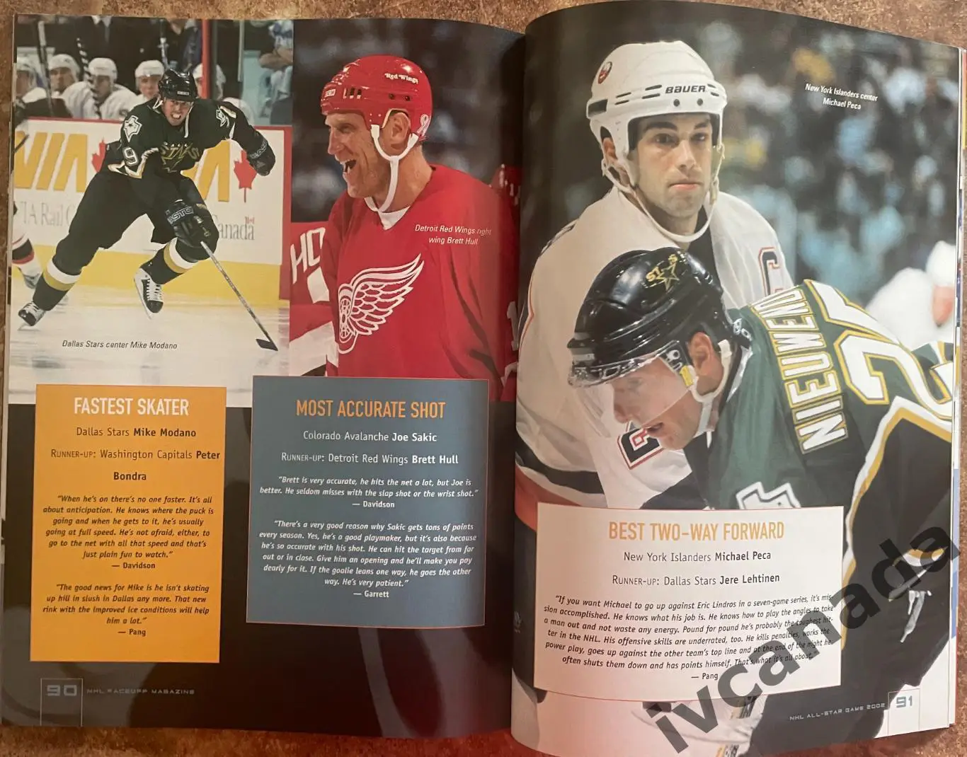 Матч звезд НХЛ 2002(ALL STAR GAME NHL) Северная Америка - Мир. Превью Олимпиады 3