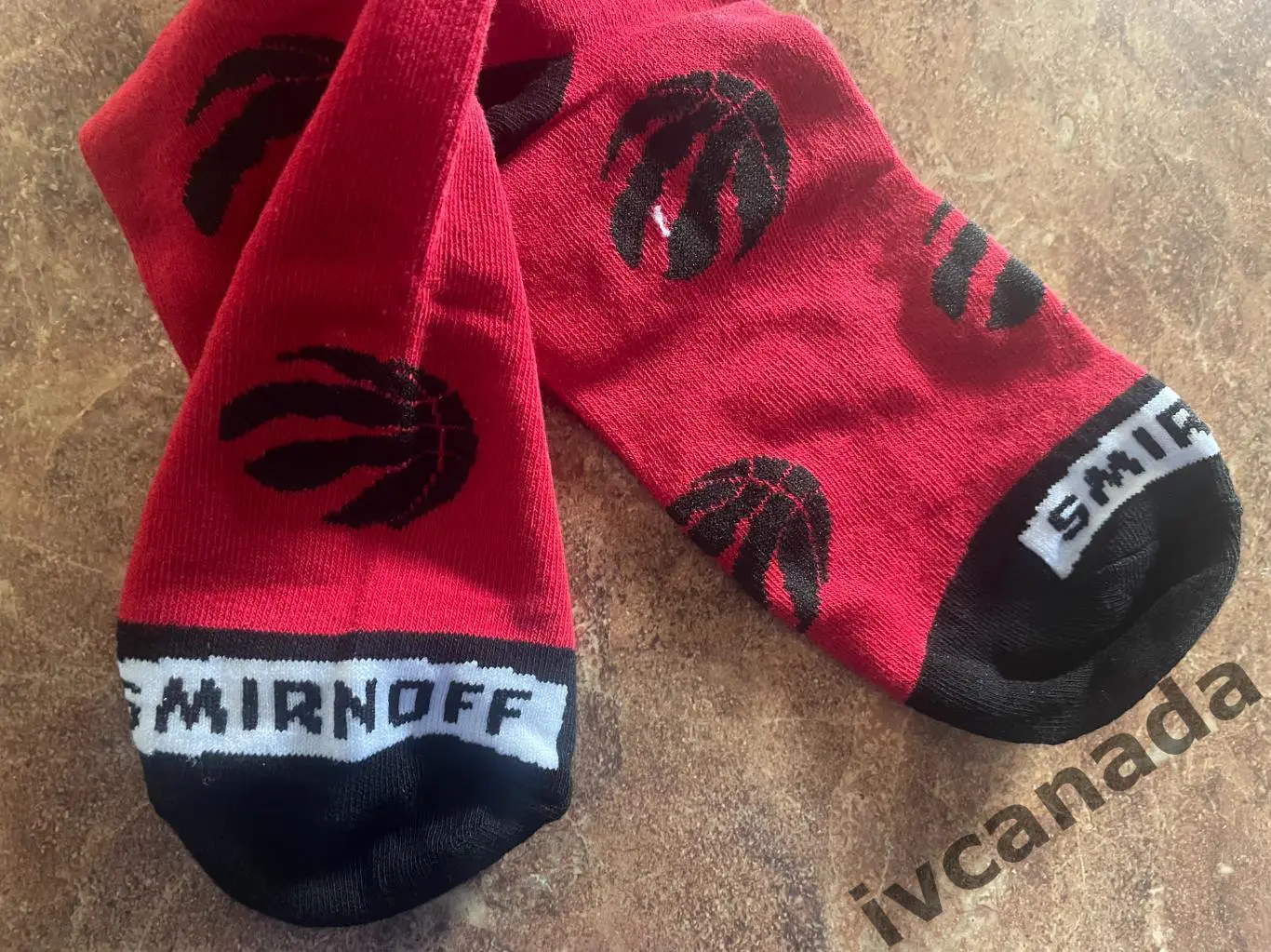 Носки Торонто Рэпторс НБА от спонсора Smirnoff Toronto Raptors NBA 3