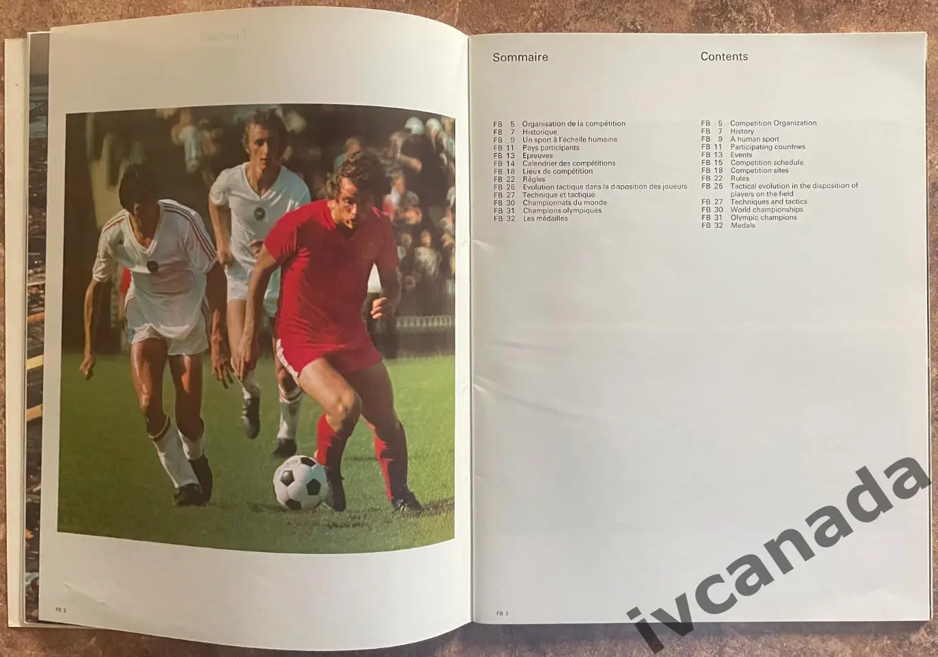 Олимпийские Игры 1976 Монреаль, Канада. Футбол. 18-31 июля. Общая программа 3