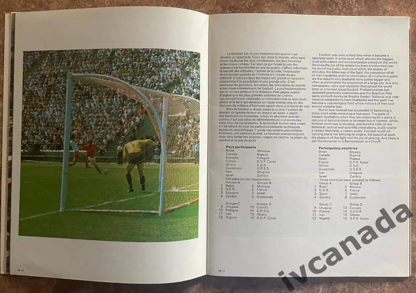 Олимпийские Игры 1976 Монреаль, Канада. Футбол. 18-31 июля. Общая программа 4