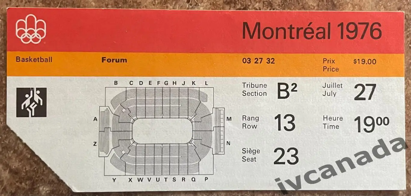 Канада - СССР. Мужчины. Матч за 3 место Олимпийские Игры 1976 Монреаль. 27 июля