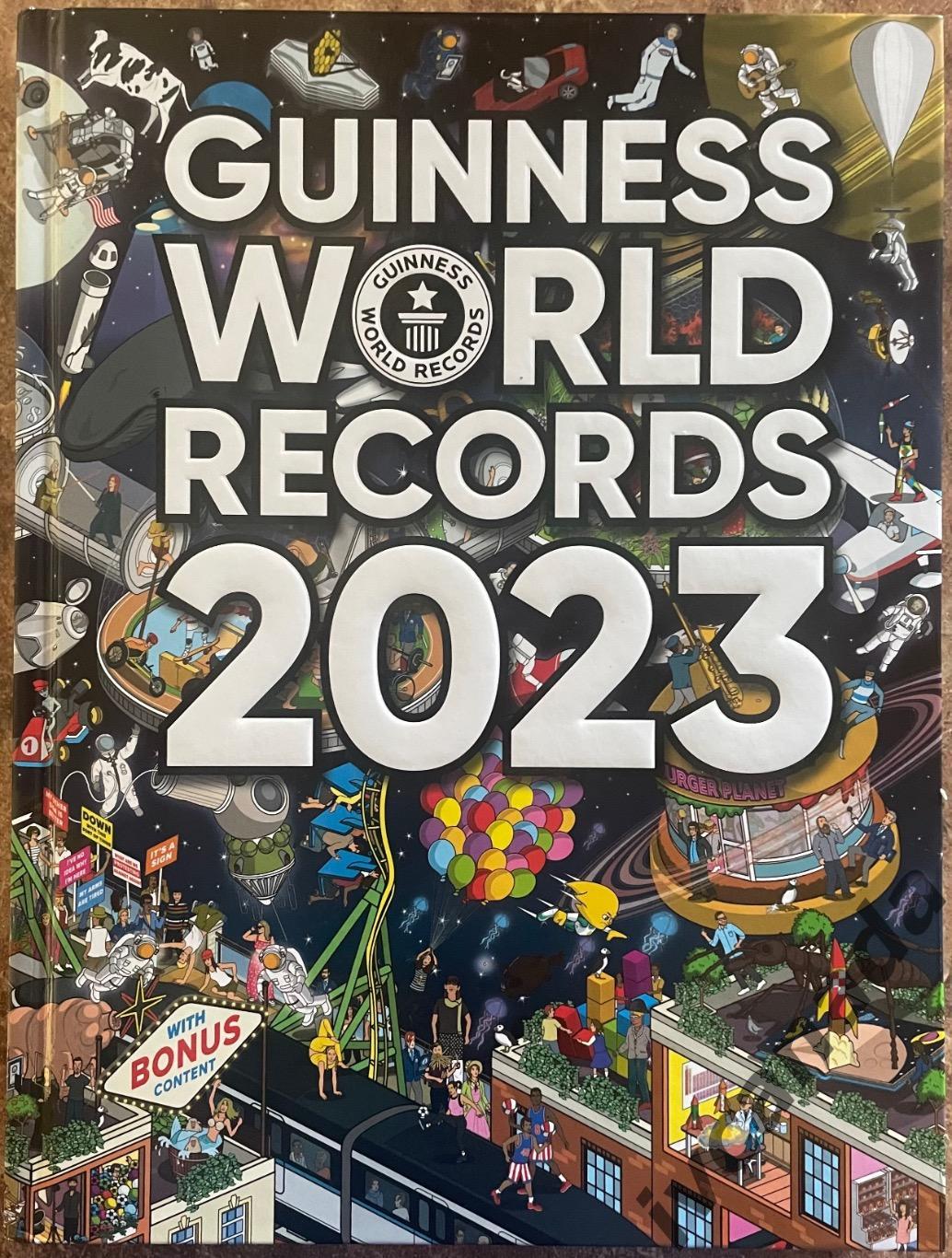 Книга Рекордов Гиннесса 2023. Оригинал. GUINNESS WORLD RECORDS 2023