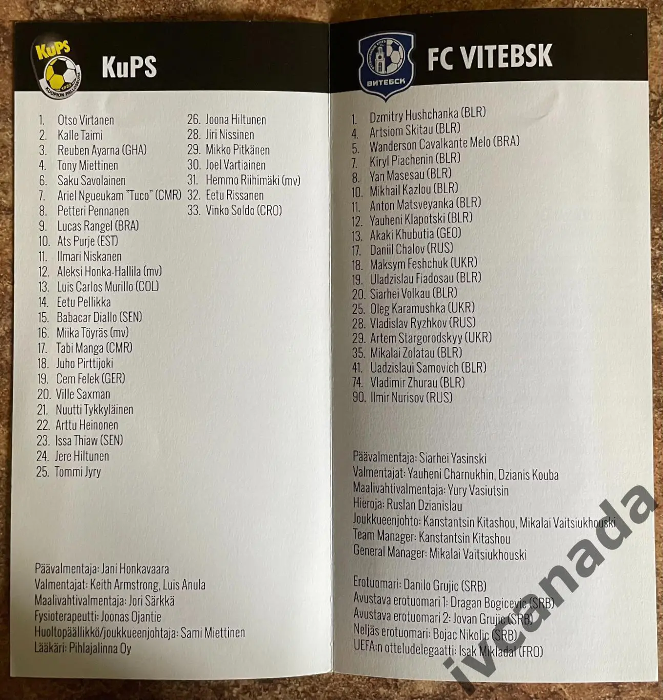 КуПС Куопио Финляндия - Витебск Беларусь. 11 июля 2019 года. Лига Европы. 1