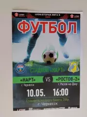 Нарт Черкесск - Ростов-2 Ростов 10.05.2025