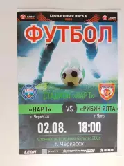 Нарт Черкесск - Рубин Ялта02.08.2025