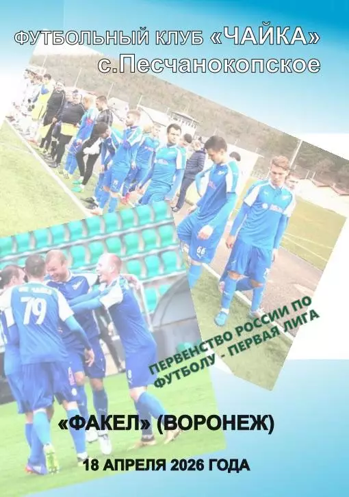 Чайка Песчанокопское - Факел Воронеж 18.04.2026