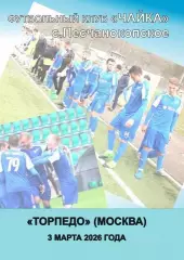 Чайка Песчанокопское - Торпедо Москва 03.05.2026 авт.