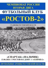 Ростов-2 - Спартак Нальчик 13.06.2026