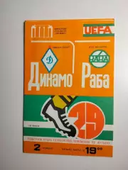 Динамо Минск - Раба Это Венгрия 02.11.1983 ЕК