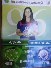 АДЫИФ Майкоп – Динамо-Синара Волгоград 07.02.2020