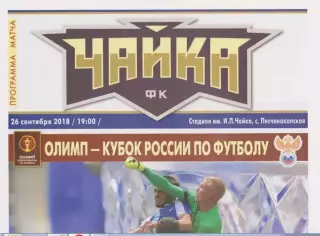 Чайка Песчанокопское - Анжи Махачкала 26.09.2018 Кубок
