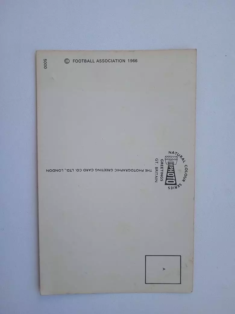 Открытка 1966 года с талисманом ЧМ-1966 Вилли 1