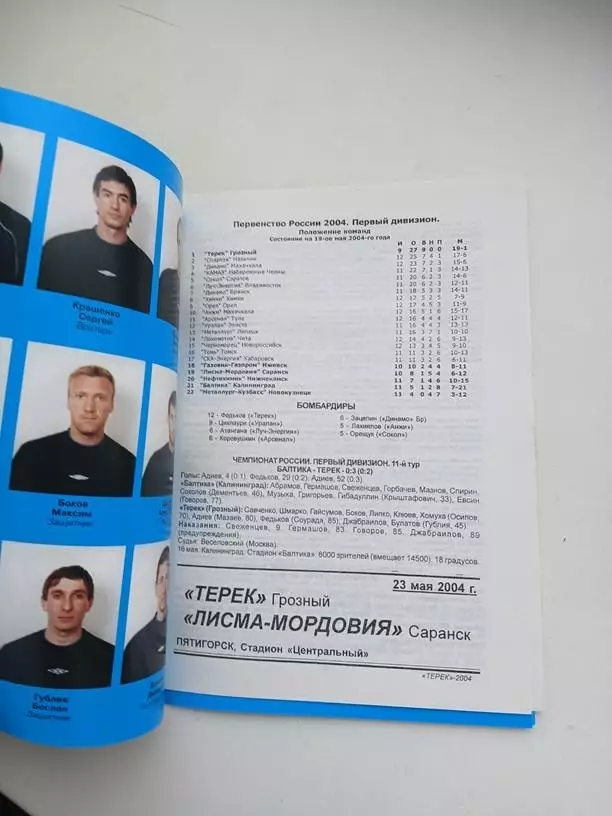 Терек Грозный - Лисма-Мордовия Саранск 2004 1