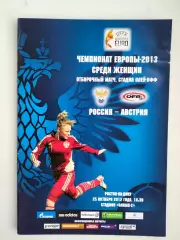 Россия - Австрия 2013 женщины