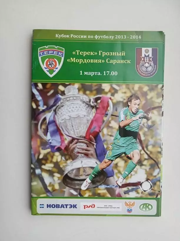 Терек Грозный - Мордовия Саранск 2013-2014