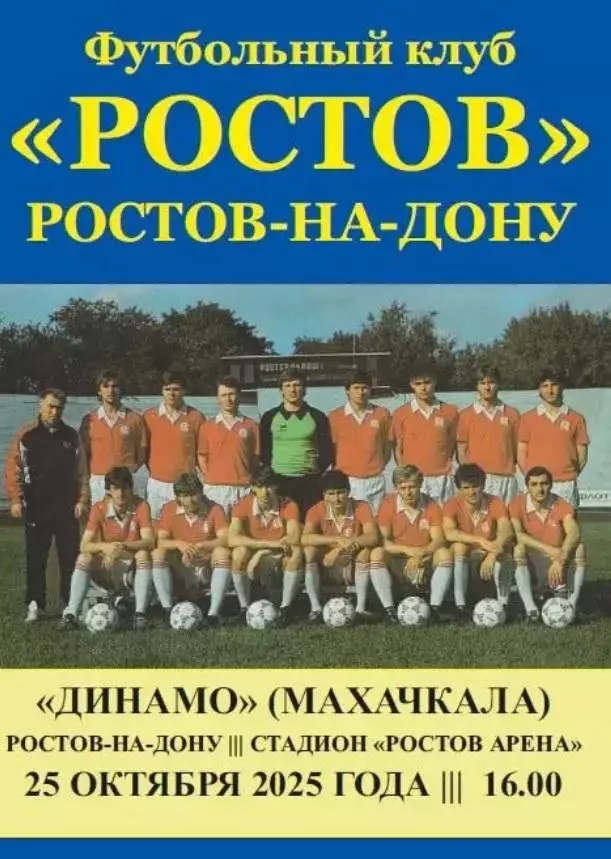 Ростов - Динамо Махачкала 25.10.2025 авт.