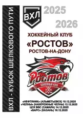 ХК Ростов - Нефтяник, Челны, ЦСК ВВС, Барс 2025-2025