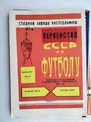1984 Ростсельмаш Ростов в первом круге