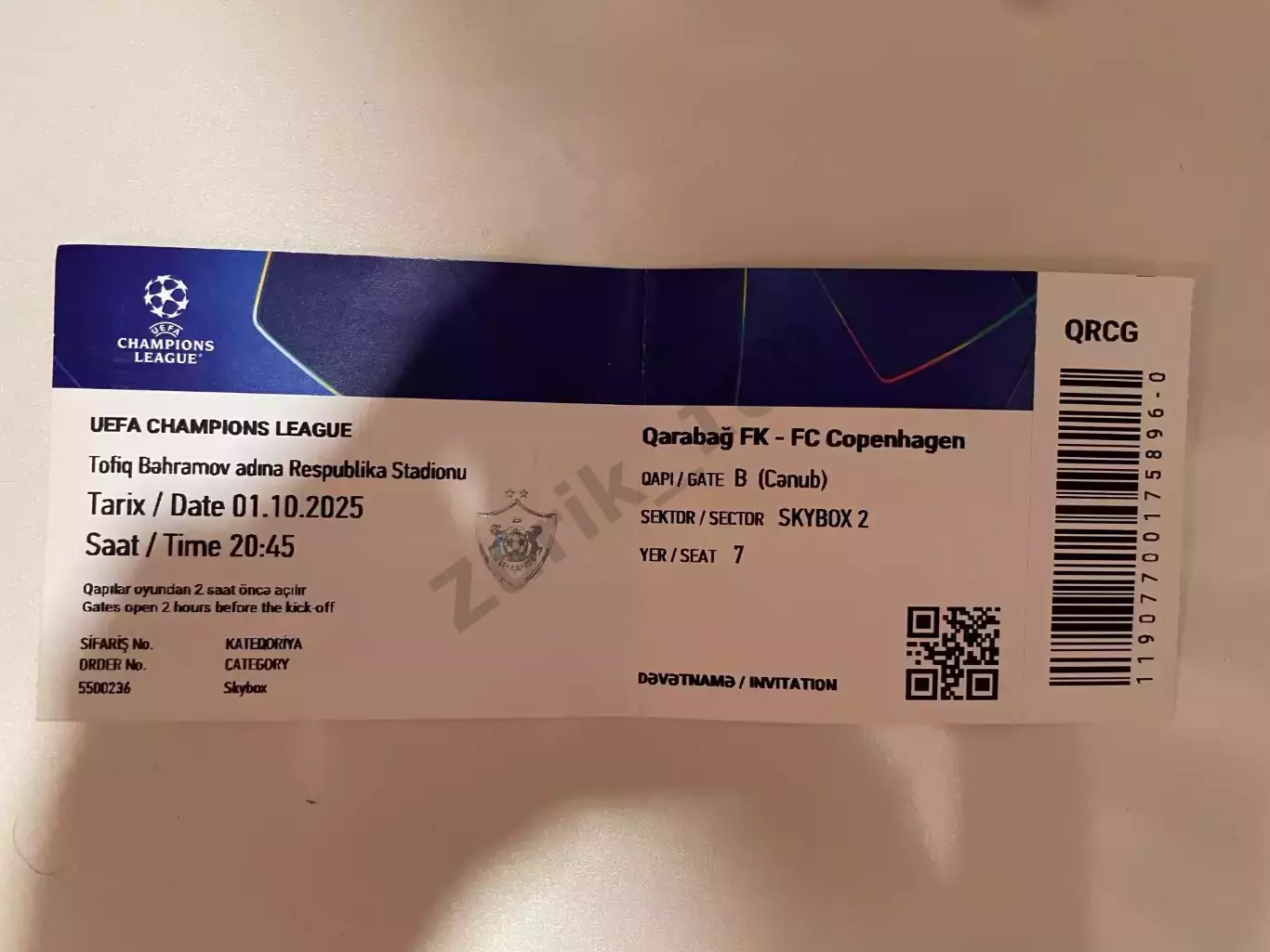 Карабах Агдам Азербайджан- Копенгаген Дания 01.10.25 Лига Чемпионов