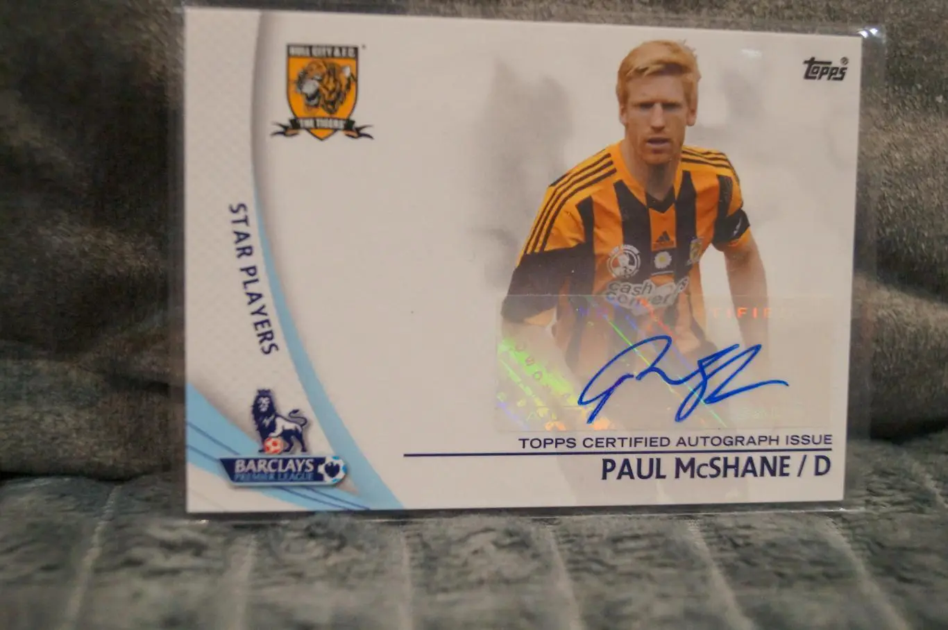 Футбольный автограф П.Макшейн(Ирландия)