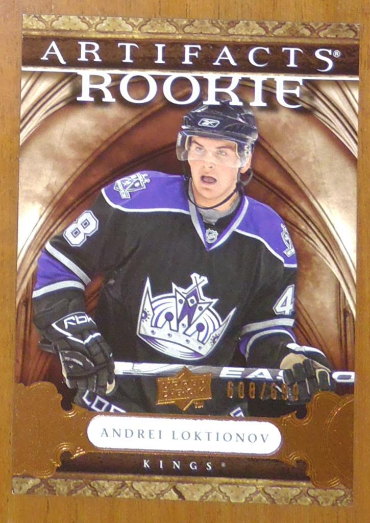 Карточка NHL 2009-10 ARTIFACTS ROOKIE #217 ANDREI LOKTIONOV