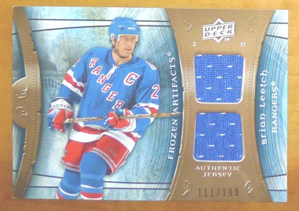 Карточка NHL 2009-10 ARTIFACTS FROZEN ARTIFACTS FA-BL BRIAN LEETCH
