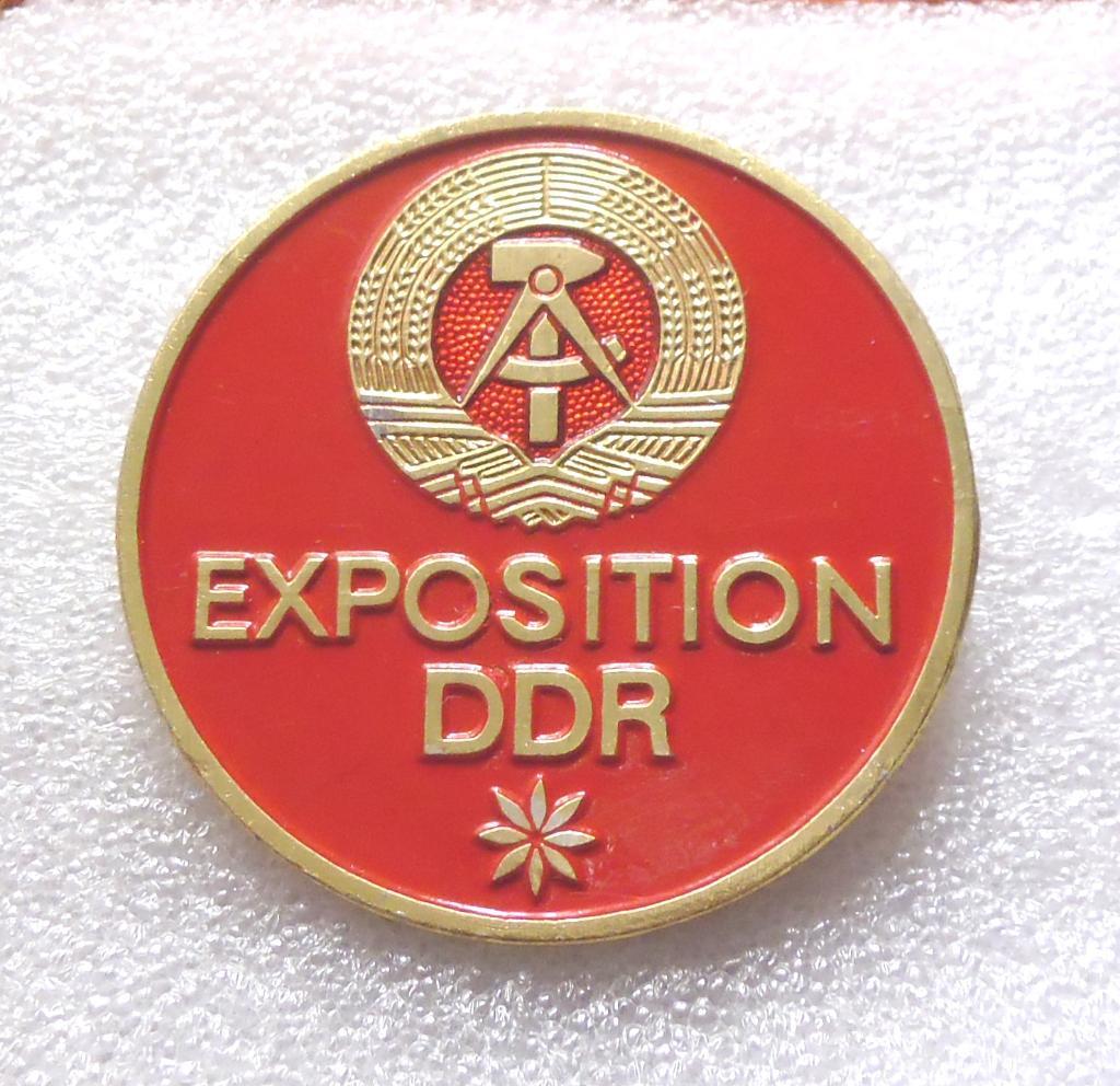 Знак. EXPOSITION DDR. Выставка ГДР
