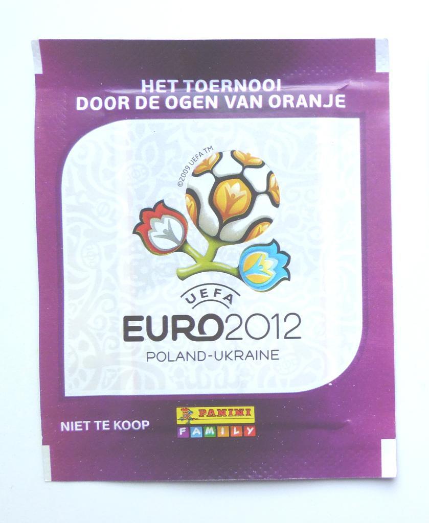 Пакетик наклеек PANINI Чемпионат Европы 2012. Special Holland Edition