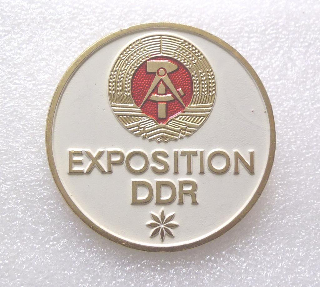 Знак. EXPOSITION DDR. Выставка ГДР