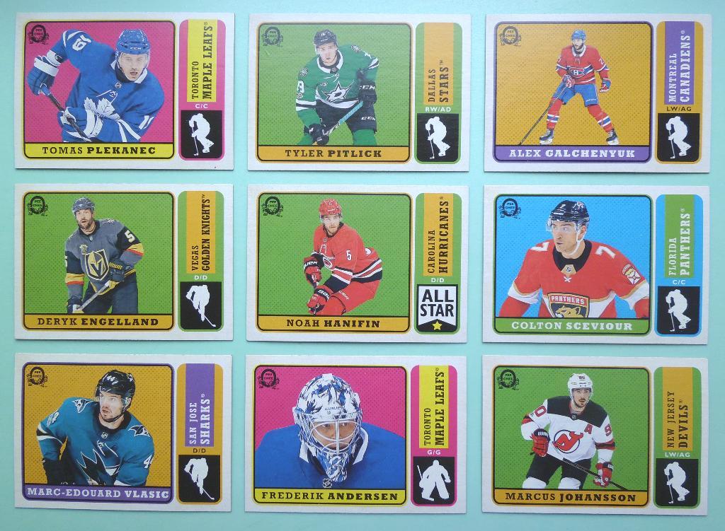 Карточки НХЛ/NHL 2018-19 O-PEE-CHEE HOCKEY RETRO: №351-380 1