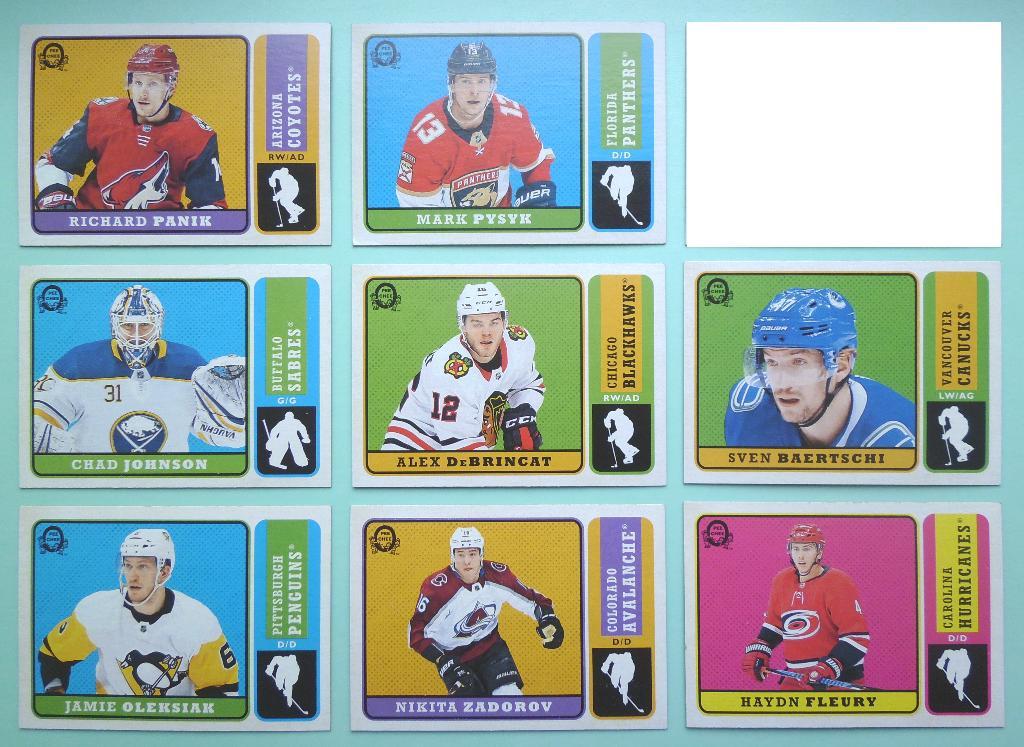 Карточки НХЛ/NHL 2018-19 O-PEE-CHEE HOCKEY RETRO: №418-455 1