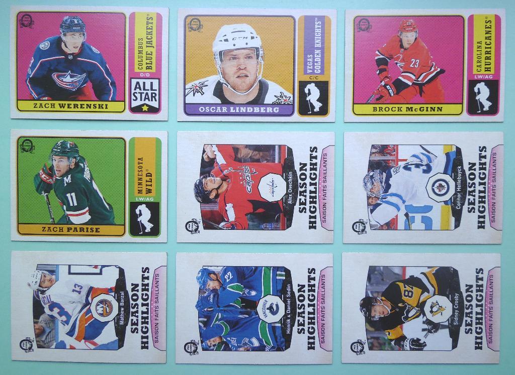 Карточки НХЛ/NHL 2018-19 O-PEE-CHEE HOCKEY RETRO: №456-600 1