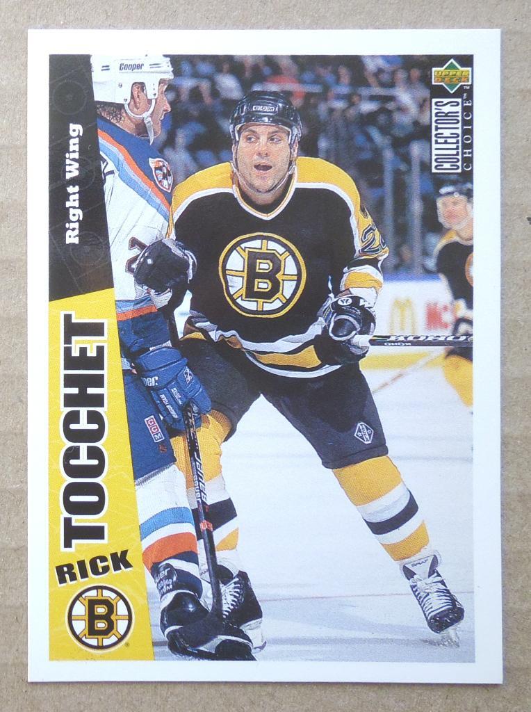 Карточка Рик Токкет (Rick Tocchet) Upper Deck Collector's Choice 1996: №18