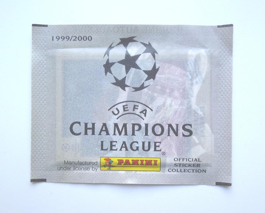 Пакетик наклеек PANINI Лига Чемпионов УЕФА 1999-2000