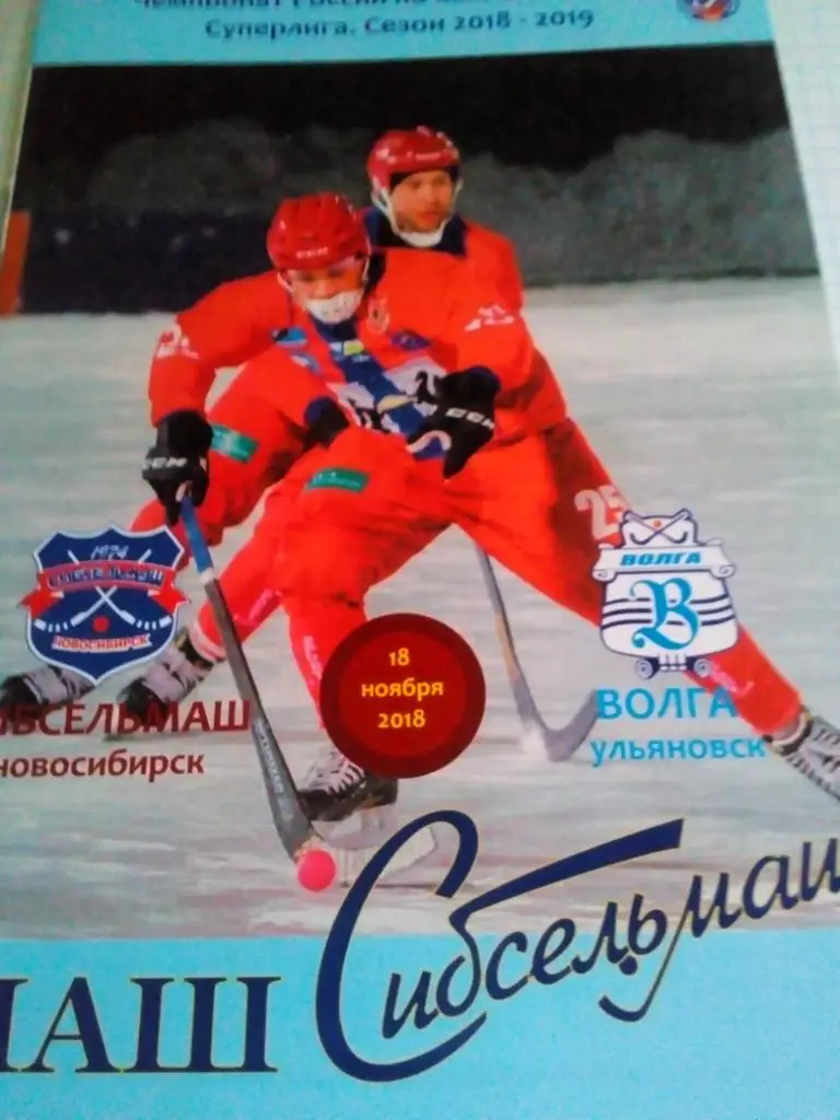 Сибсельмаш Новосибирск - Волга Ульяновск - 18.11.2018