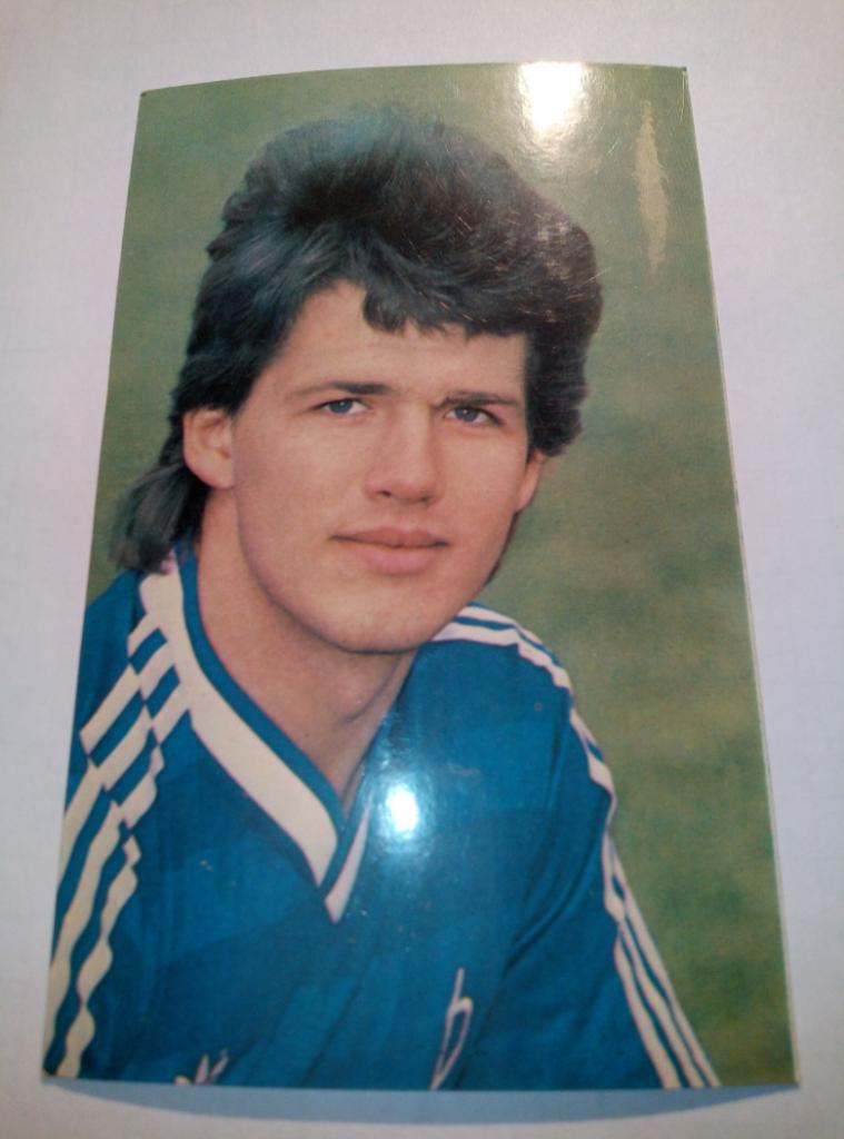 Календарик О.Саленко Динамо Киев - 1990