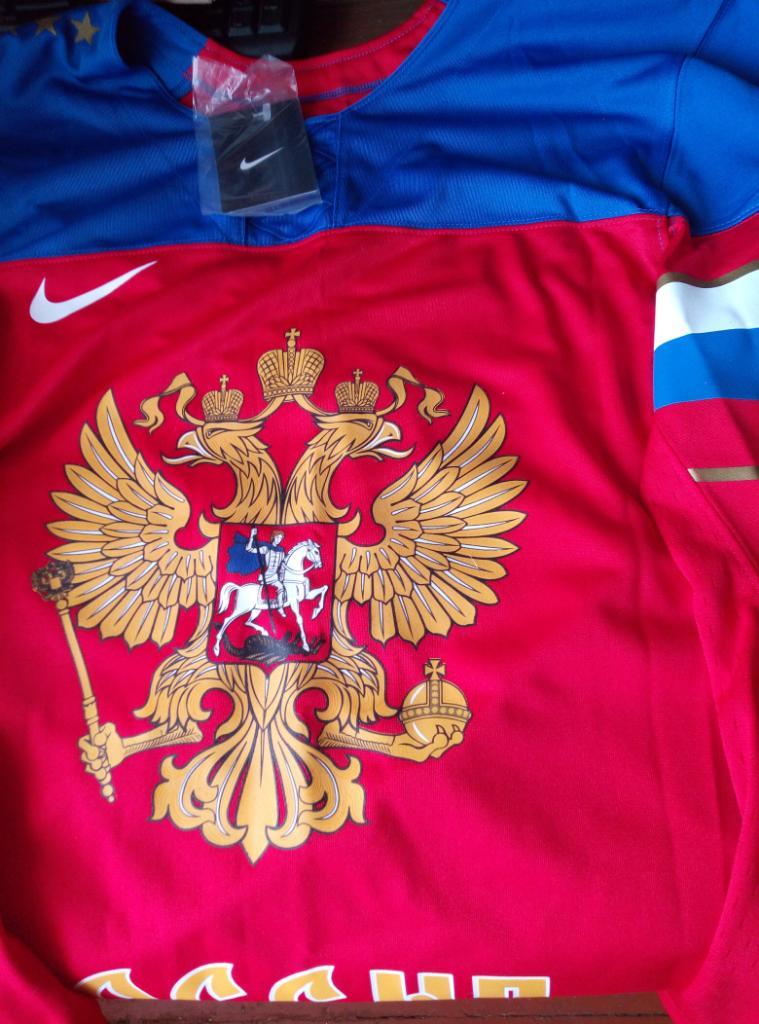 Форма (майка) сборная Россия (хоккей) Nike размер S (новая)