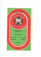 Кубань Краснодар-Котайк Абовян 1985