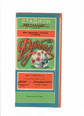 Днепр Днепропетровск - Трабзонспор Турция 1984