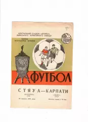 Карпаты Львов-Стяуа Румыния 1970