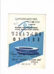 Динамо Тбилиси - Кардифф Сити Уэльс 1976