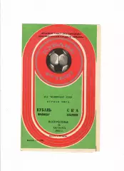 Кубань Краснодар-СКА Хабаровск 1984