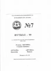 Кубань Краснодар-Дружба Майкоп 1999