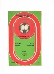 Кубань Краснодар -СКА Ростов-на-Дону 1988