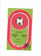 Кубань Краснодар-Кайрат Алма-Ата 1980