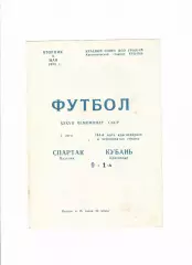 Кубань Краснодар-Спартак Нальчик 1975
