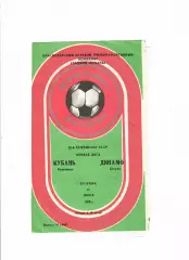 Кубань Краснодар-Динамо Батуми 1989