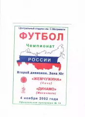 Жемчужина Сочи-Динамо Махачкала 2002