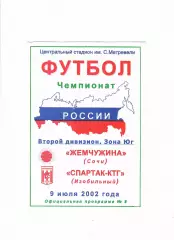 Жемчужина Сочи-Спартак Изобильный 2002